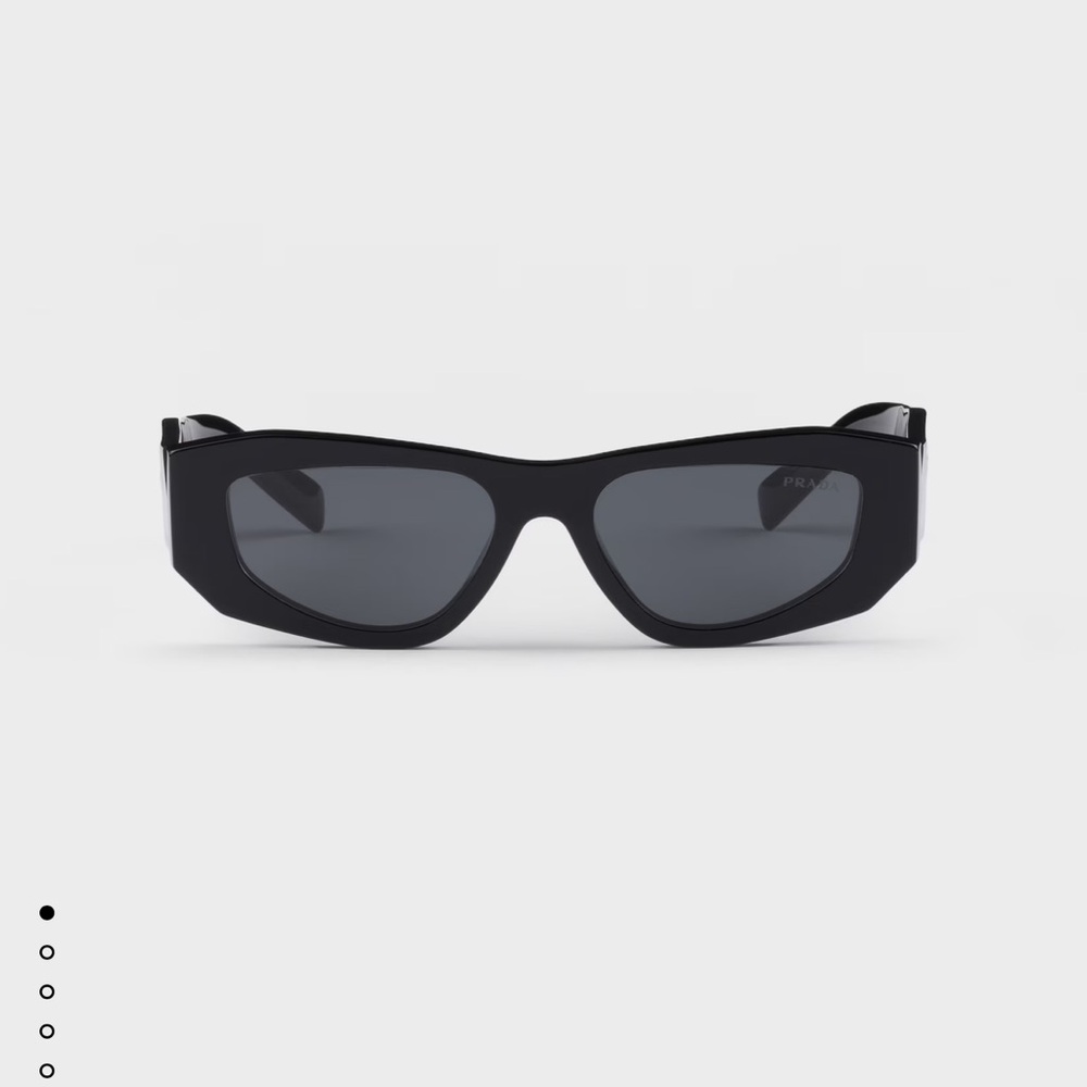 Prada Black Angular Cat-Eye Sunglasses - image 1